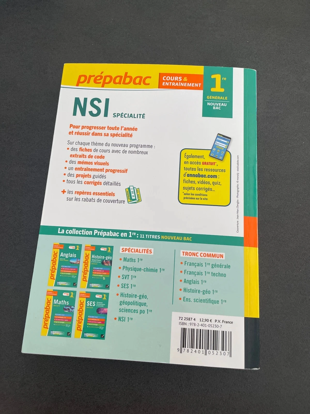 Voorbereiding bac lyceum nsi 1ère hatier specialiteit eerste informatica – photo 2